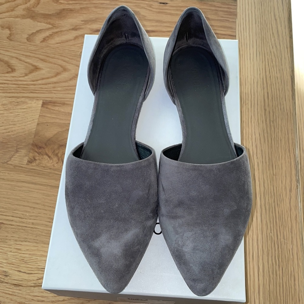 Vince Nina-B Two Piece d’Orsay Skimmer Flat in Ceramic - Picture 3 of 8